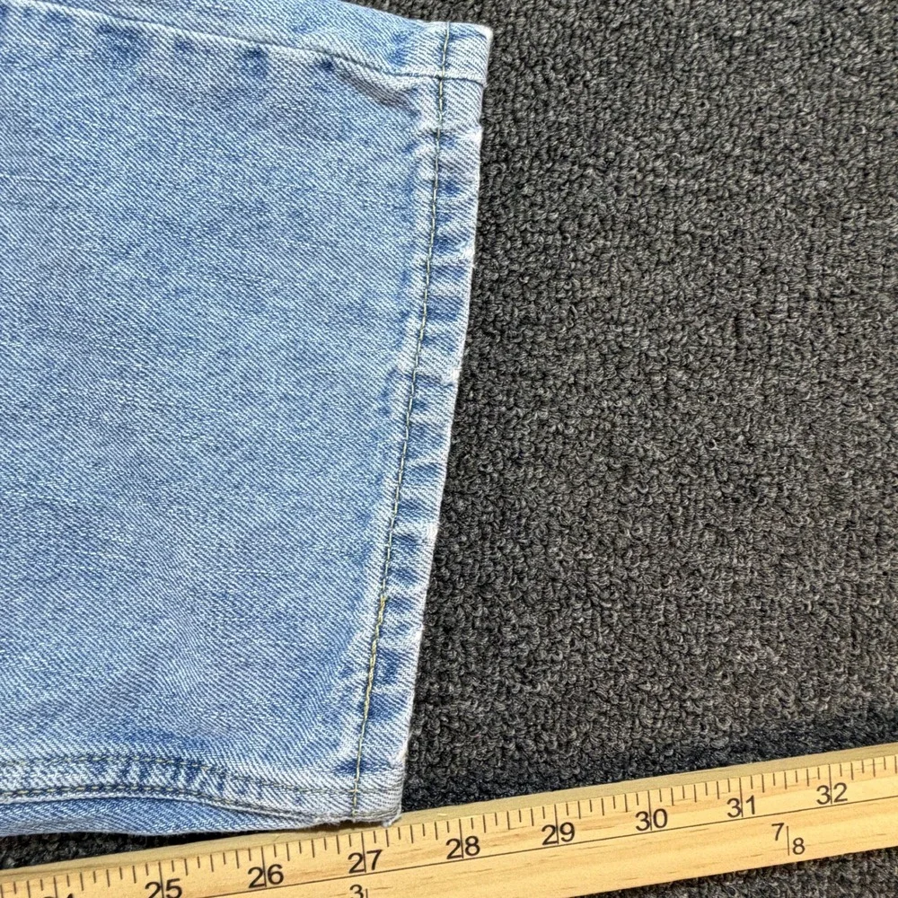 Levi's Jeans Mens 38x30 505 Regular Fit Light Wash Blue Straight Leg EUC